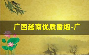 广西越南优质香烟-广西北海越南香烟